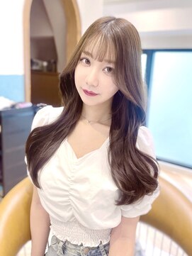 ロンド レグリーズ 立川(Lond leglise) くびれヘア/顔周り/韓国/レイヤーカット/黒髪/ミディアム/立川