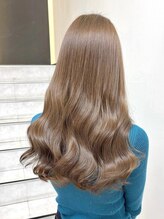 ソワバイアロマヘアー(soi by AROMA hair) ウェーブロング/ニュアンスカラー/まろみカラー/まろみベージュ