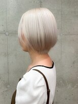 モク 立川(moc)&nbsp;韓国風レイヤーカットブリーチダブルカラー前髪