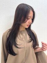 ディフィーノ 赤坂(DIFINO)&nbsp;ロングレイヤー/顔まわりカット/透明感ナチュラルブラウン