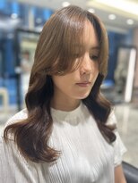 アピッシュ ギンザ(apish ginza)&nbsp;前髪カット/前髪パーマ/コテ巻き風パーマ/顔まわりカット