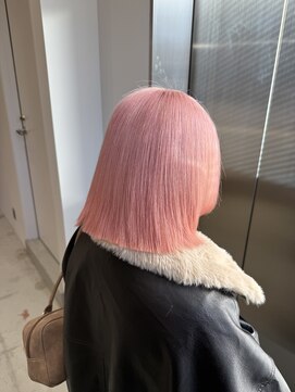 エン 栄店(enne) ココアベージュ/クラゲヘアー/ボブレイヤー/小顔/黒髪/栄