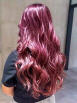 アルバム 銀座(ALBUM GINZA)&nbsp;ダブルカラーロング顔周りレイヤー韓国ヘア_ba577231