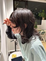 アム(amu)&nbsp;ウルフパーマ/パーマウルフ/レイヤーパーマ/黒髪パーマ