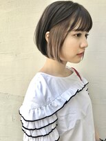 ジェコ ブラン(gecko. brun) 黒髪インナーカラーボブ