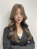 ソワ 北千住(soi)&nbsp;韓国レイヤーカット×オリーブベージュ