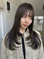 ローレンジウ(LOREN JU) 着物ヘア/ダークアッシュ/ミディアムレイヤーカット/名古屋名駅