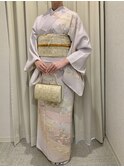 銀座訪問着レンタル　銀座訪問着着付け　銀座訪問着持込み