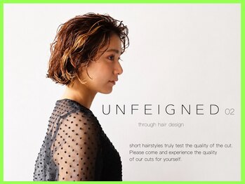 アンフェインド02(UNFEIGNED 02)の写真/ただ染めるだけじゃない。デザイン重視の白髪カバー♪[伏見/丸の内/ショート/ボブ/髪質改善/MEN'S/学割U24