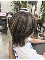 ベレッタ 松井山手店(veretta.) 白髪ボカシハイライト