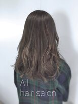 エイル(Ail)&nbsp;Ail　styleミルクティーカラーグレージュハイライトカラー