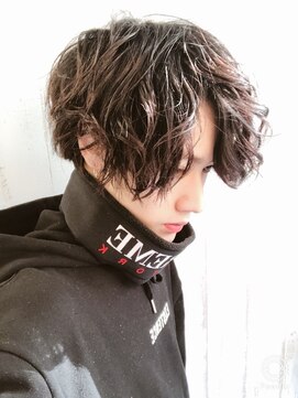 シン(syn) セミウエットビジカジ無造作ショートネープレスイメチェン