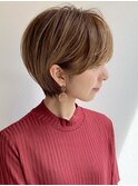 30.40代にオススメ×大人可愛い丸みショート◎