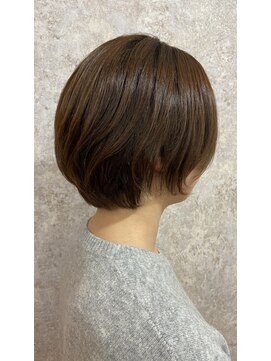 シュガービー(SUGAR-B) 【SUGAR-B】ふんわりニュアンスパーマショートボブ