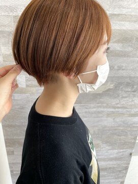 ラグシーセカンド(RAGCIE 2nd) 【Rio】ショート×オレンジベージュ