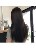 ツヤ髪ストレート