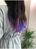 裾カラー ユニコーンカラー オーロラカラー