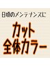 【ご新規様限定】カット＋全体カラー　￥11,000→￥9,500