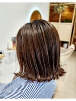 チェルシーヘアーデザイン(Chelsea hair design)&nbsp;外ハネ｜ボブスタイル｜切りっぱなしボブ｜外ハネボブ｜刈谷
