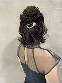 ハーフアップ♪