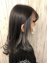 エモート(EMOTE)&nbsp;ロング/インナーカラー/シルバー