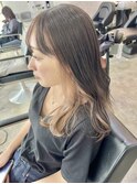 【インナーカラー】【ミルクティーベージュ】