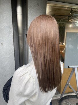 シェル 吉祥寺(shell) グレージュカラー/ボブウルフ/黒髪/ココアベージュ