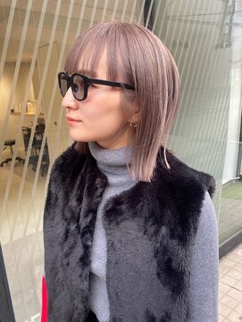 ハル 南平岸(HARU) ミルクティーベージュのボブ♪