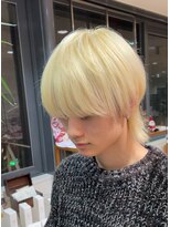 ヘアサロン アウラ(hair salon aura) 抜きっぱブロンドカラー