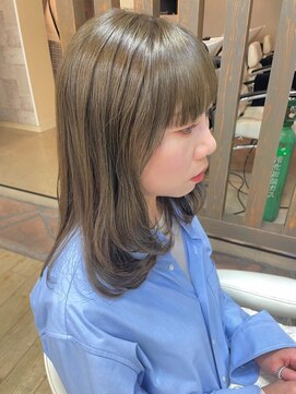 ヘアーアンドメイク アズール 浦和店(Hair&Make Azur) 透明感◎オリーブベージュ