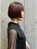 lip line bob／デザインカラーレイヤーカットウェットヘア