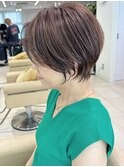 ひし形ショート/前下がりショート/絶壁解消40代/50代【橋本】
