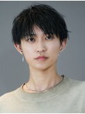 ハーフアップバングショート