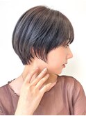 30代40代大人女性/前髪ありショートボブ/ショートヘア/髪質改善