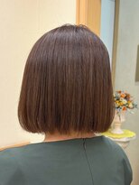 松本平太郎美容室 銀座本店&nbsp;イノアカラー×切りっぱなし風ボブ