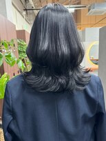 ドロシー 郡山桑野店(Dorothy)&nbsp;黒髪ボブルフネビージュ小顔ワンレン