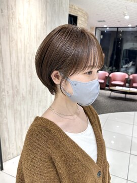 アース 荻窪店(HAIR&MAKE EARTH) マッシュ風耳かけ丸みショート☆