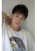 刈り上げツーブロック王道マッシュショート束感メンズヘア