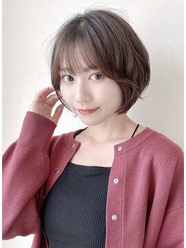 ハピネス クローバー 八木店(Happiness CLOVER) ショートボブ　アッシュカラー　白髪ぼかし　髪質改善　八木