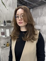 エヴァン(HEVIN)&nbsp;レイヤーカット☆ベージュ