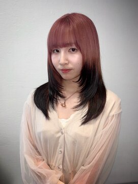 ベル(BEL) 【デザインカラー】ルーツカラー×ピンクベージュ