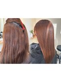 縮毛矯正beforeafter