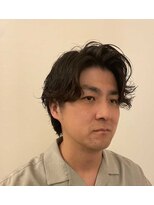 メンズウィル バイ スヴェンソン 宇都宮スタジオ(MEN'S WILL by SVENSON)&nbsp;アップバングスパイラルパーマスタイル