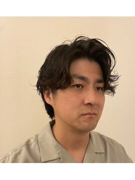 メンズウィル バイ スヴェンソン 宇都宮スタジオ(MEN'S WILL by SVENSON) アップバングスパイラルパーマスタイル