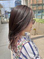 スタイル 成城学園前(STYLE) インナーカラー ピンクカラー ミディアムレイヤー カット