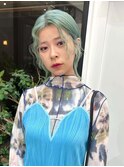 ハイトーン　グリーン　ブリーチ