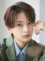 オーシャントーキョー サニー 原宿(OCEAN TOKYO Sunny)&nbsp;フェザーパーマセンターパートニュアンスパーマ韓国マッシュ黒髪