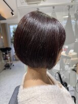 バイエイト(X8) ピンクカラー/ショート/ボブ/髪質改善/レイヤーカット