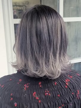 ヘアーアンドビューティーガーデン(HAIR AND BEAUTY GARDEN) 大人ショートボブヘアくびれショートヘア白髪染めグレイカラー