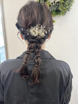 ルアナ(Luana.) 【倉敷/中島/Luana.】ツイン編みおろし